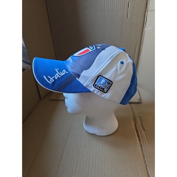 Italia‎ Azzurri Soccer Baseball Cap Hat Italy Italian Football Fan - Picture 3 of 9